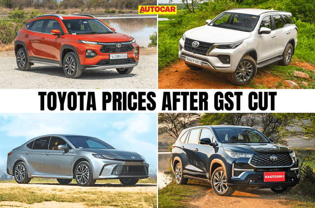 Toyota prices down by up to Rs 16 lakh with new GST rates...